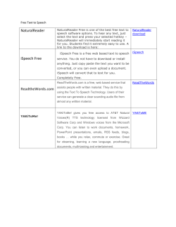 NaturalReader iSpeech Free ReadtheWords.com