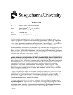 Academic/Athletic/Activities Cooperation