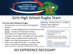 Girls High School Rugby Team Mother Seton Regional , Westfield