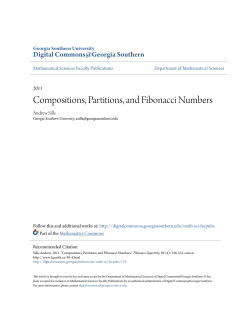 Compositions, Partitions, and Fibonacci Numbers