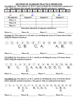 METHOD OF MARKERS PRACTICE PROBLEMS EXAMPLE #1