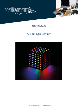 64 LED RGB MATRIX