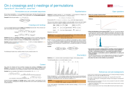 On k-crossings and k-nestings in permutations