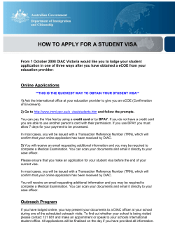 How to Apply for a Student Visa
