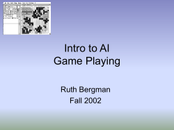 Lecture 6: Games
