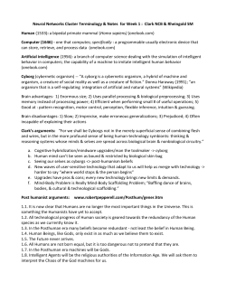 CS 271 S10 Week 1 Notes