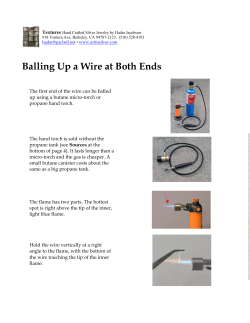 Balling Up a Wire at Both Ends