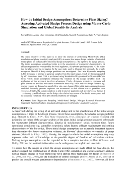 How do Initial Design Assumptions Determine Plant Sizing?