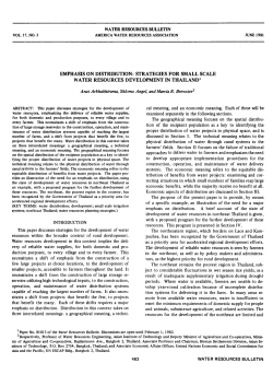 EMPHASIS ON DISTRIBUTION: STRATEGIES FOR SMALL SCALE