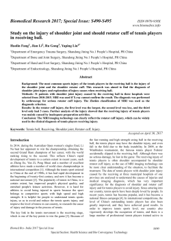 Study on the injury of shoulder joint and should