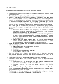 Danske Bank Case description File