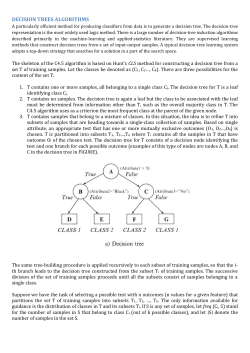 Construct a decision tree using the computation steps given in the