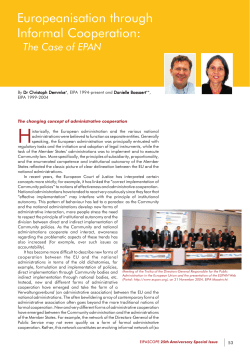 Europeanisation through Informal Cooperation