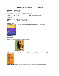CompSci 221 Programming in Java