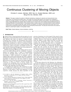 Continuous Clustering of Moving Objects
