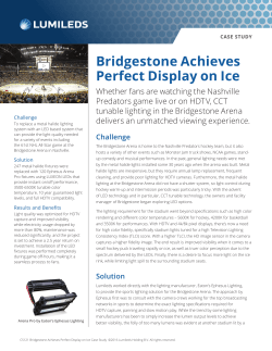 Bridgestone Achieves Perfect Display on Ice