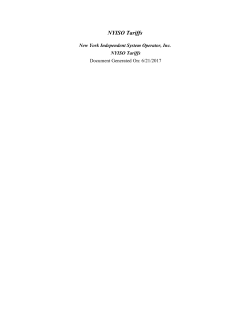 NYISO PJM Joint Operating Agreement