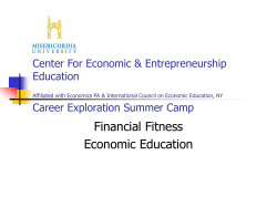 Summer Camp - economicscamp2009