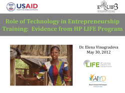 - Youth Economic Opportunities