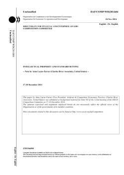 DA F /C OMP /WD (2014)84 Unclassified