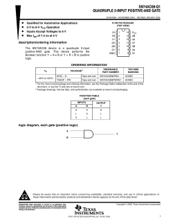 Quadruple 2-Input Positive-AND Gate (Rev. A)