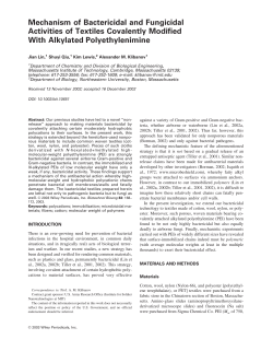 Mechanism of bactericidal and fungicidal activities of textiles