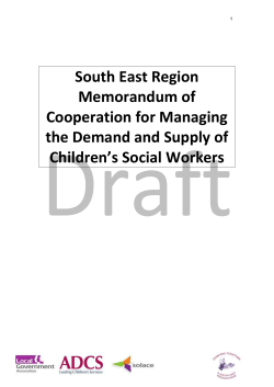 Local Authority signatories to the Memorandum of Cooperation (MoC)