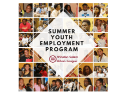 SYEP Staff Patricia Sadler - Winston