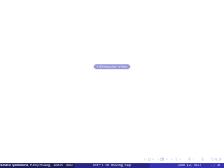 Mean First Passage Time for a small periodic moving