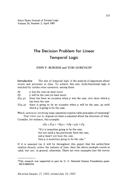 The Decision Problem for Linear Temporal Logic