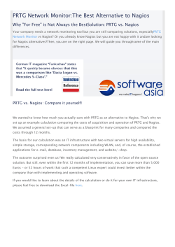PRTG Network Monitor:The Best Alternative to Nagios