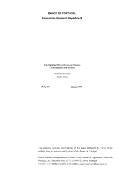 The Optimal Mix of Taxes on Money, Consumption and Income