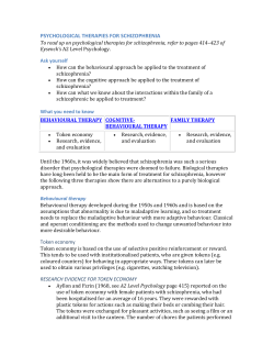 To read up on psychological therapies for