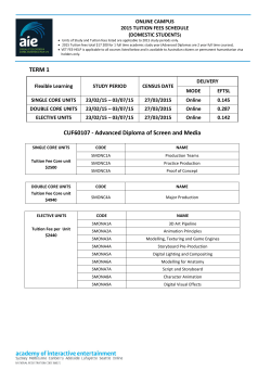 CUF60107 - Academy of Interactive Entertainment