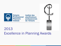 Urban Strategies Inc. University of Guelph Campus Master Plan