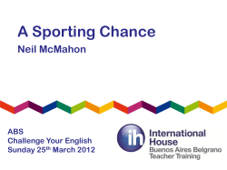 A Sporting Chance