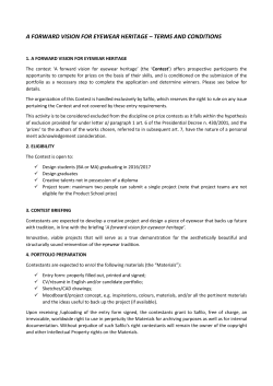 a forward vision for eyewear heritage &ndash; terms and