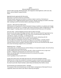 SAPCC Minutes BOARD meeting 6/12/14 Present: Mimi Jennings