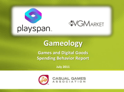 PlaySpan Digital Goods Report 2011