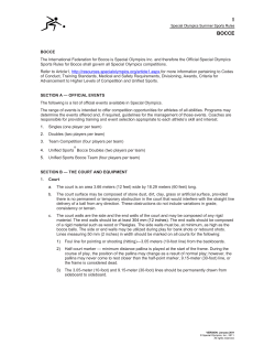 Bocce Rules - Mornington Golf Club