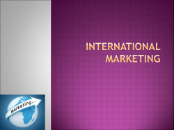 International Marketing File