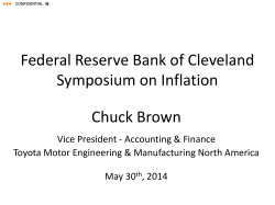 Federal Reserve Bank of Cleveland Symposium on Inflation