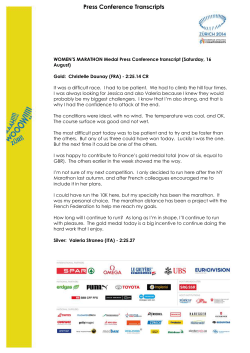 Medal Press Conference transcripts*Day 2 - European