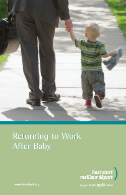 Returning to Work After Baby