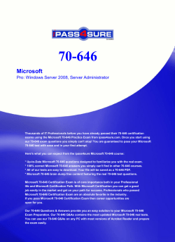Microsoft 70-646