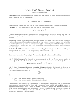 Math 216A Notes, Week 5