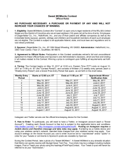 SweetMOMents Contest