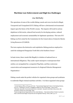 Maritime Law Enforcement and High Sea Challenges