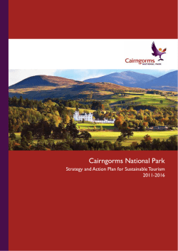 Sustainable Tourism Strategy - Cairngorms National Park Authority