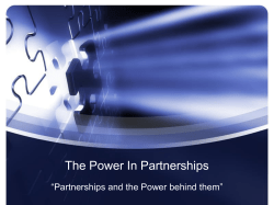 Power of Partnerships
